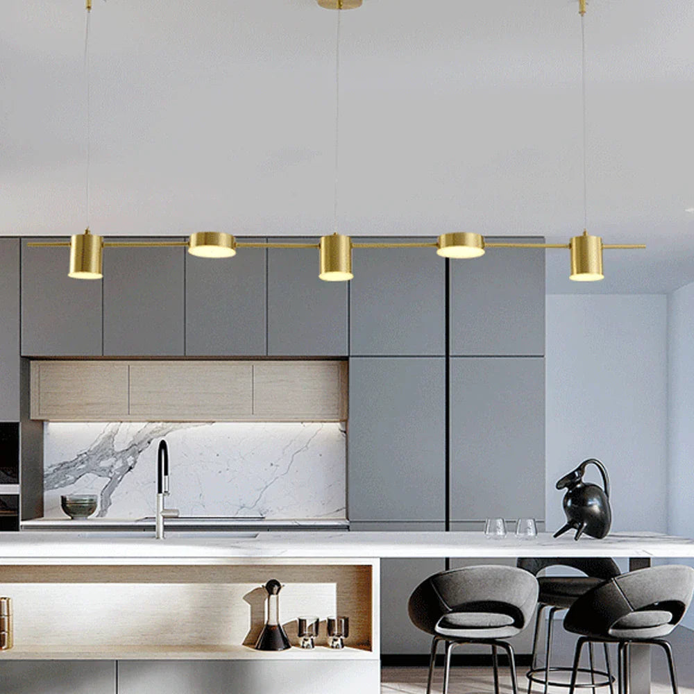 Luminaire plafonnier design et artistique Doré / Blanc chaud (3000K) Mon Luminaire™