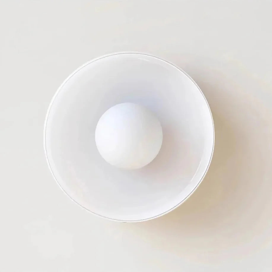 Luminaire plafonnier en verre vintage Blanc Mon Luminaire™