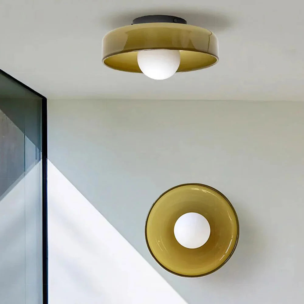Luminaire plafonnier en verre vintage Mon Luminaire™