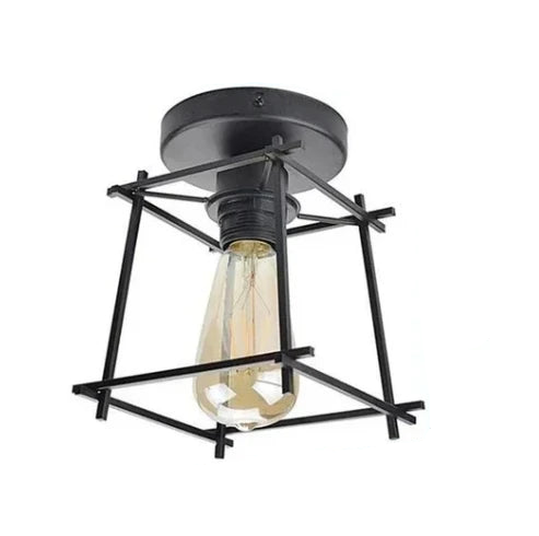 Luminaire plafonnier minimaliste industriel Noir Mon Luminaire™