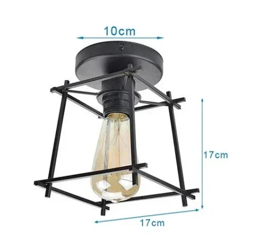 Luminaire plafonnier minimaliste industriel Noir Mon Luminaire™