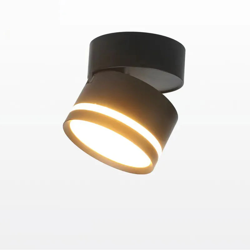Luminaire plafonnier minimaliste simple LED Noir / Blanc froid (6000K) / 15W Mon Luminaire™