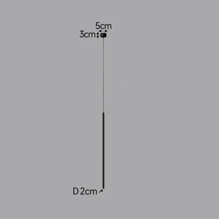 Luminaire plafonnier minimaliste simple pour chambre 80cm / Blanc froid (6000K) Mon Luminaire™