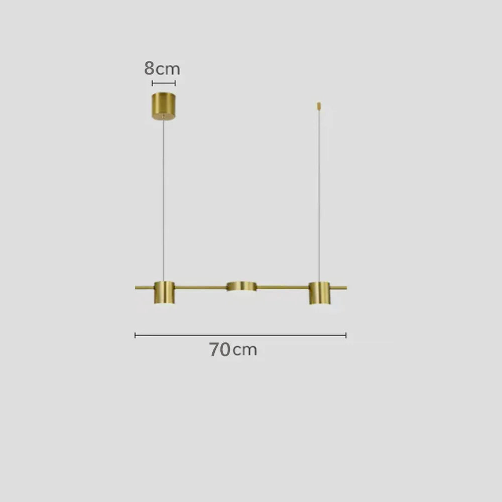 Luminaire plafonnier moderne et élégant LED Doré 3 têtes / Blanc chaud (2700–3500K) Mon Luminaire™