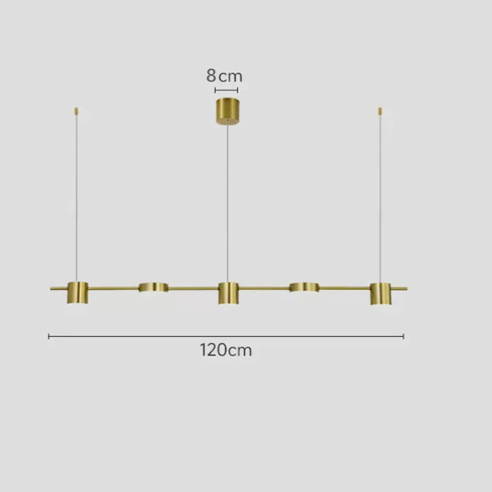 Luminaire plafonnier moderne et élégant LED Doré 5 têtes / Blanc chaud (2700–3500K) Mon Luminaire™