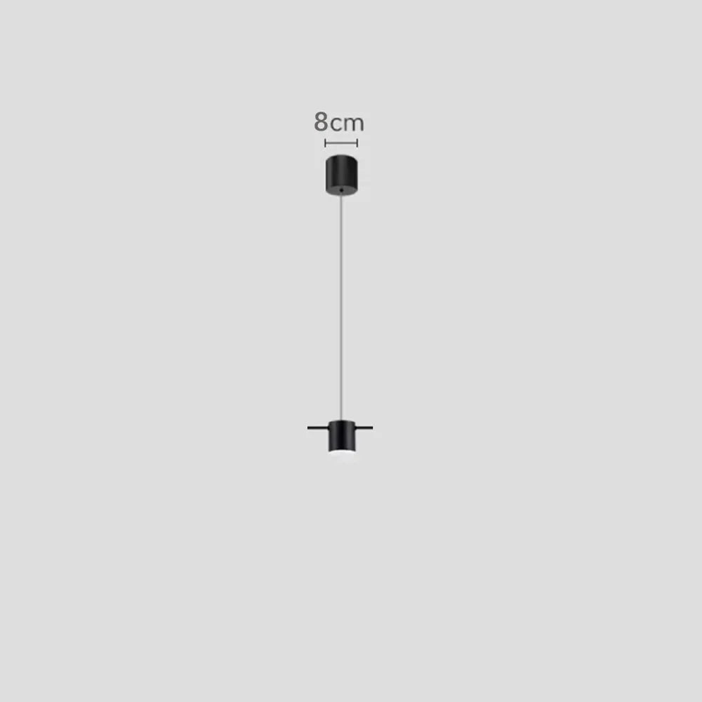 Luminaire plafonnier moderne et élégant LED Noir 1 tête / Blanc chaud (2700–3500K) Mon Luminaire™
