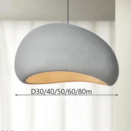 Luminaire plafonnier nordique Wabi Sabi moderne Gris / 30CM / Blanc froid (6000K) Mon Luminaire™