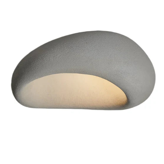 Luminaire plafonnier salon wabi sabi design Gris / Blanc froid (6500K) Mon Luminaire™