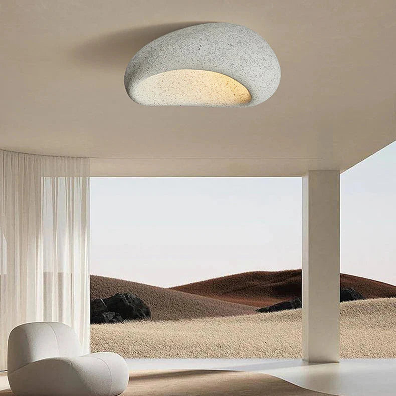 Luminaire plafonnier salon wabi sabi design Mon Luminaire™