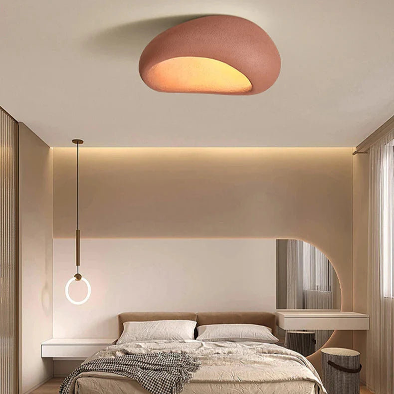Luminaire plafonnier salon wabi sabi design Mon Luminaire™