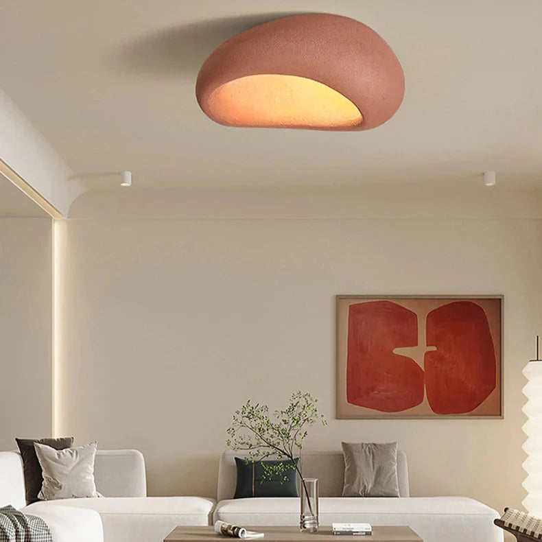 Luminaire plafonnier salon wabi sabi design Mon Luminaire™