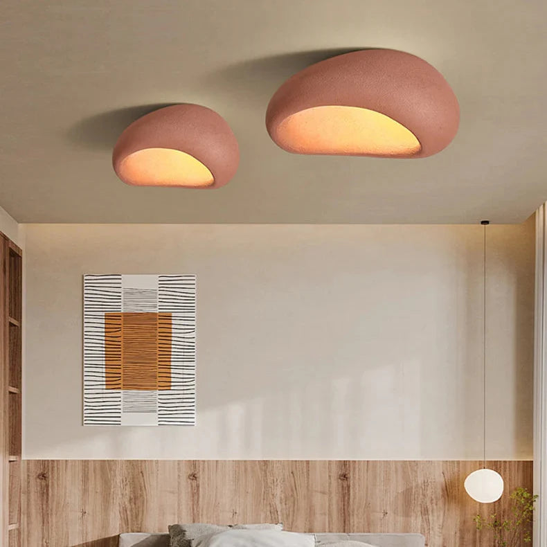 Luminaire plafonnier salon wabi sabi design Mon Luminaire™