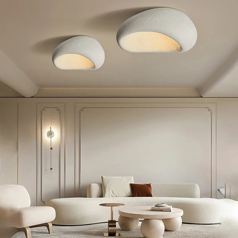 Luminaire plafonnier salon wabi sabi design Mon Luminaire™