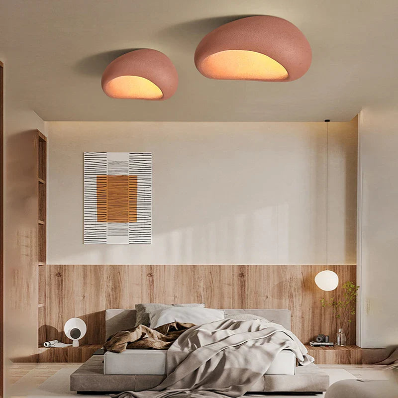 Luminaire plafonnier salon wabi sabi design Mon Luminaire™