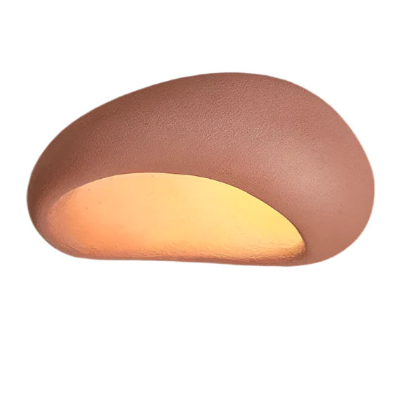Luminaire plafonnier salon wabi sabi design Rouge / Blanc froid (6500K) Mon Luminaire™