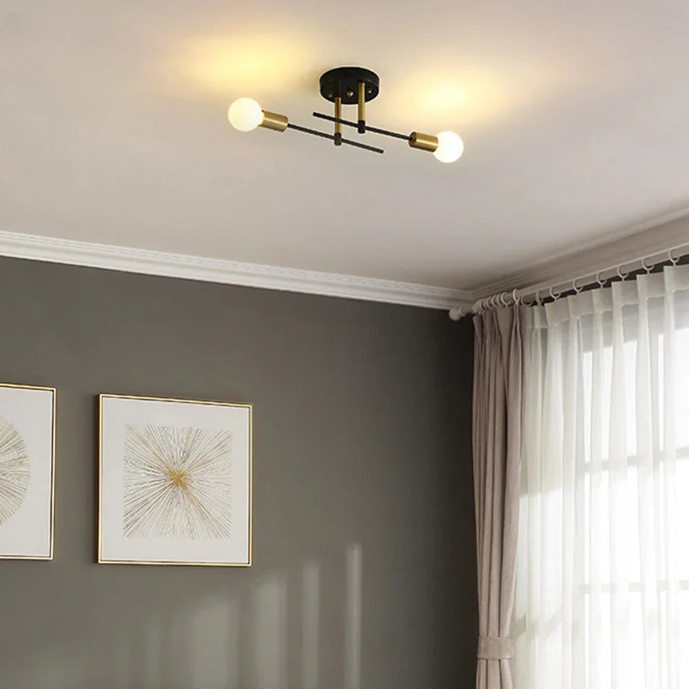 Luminaire plafonnier vintage double salon Mon Luminaire™