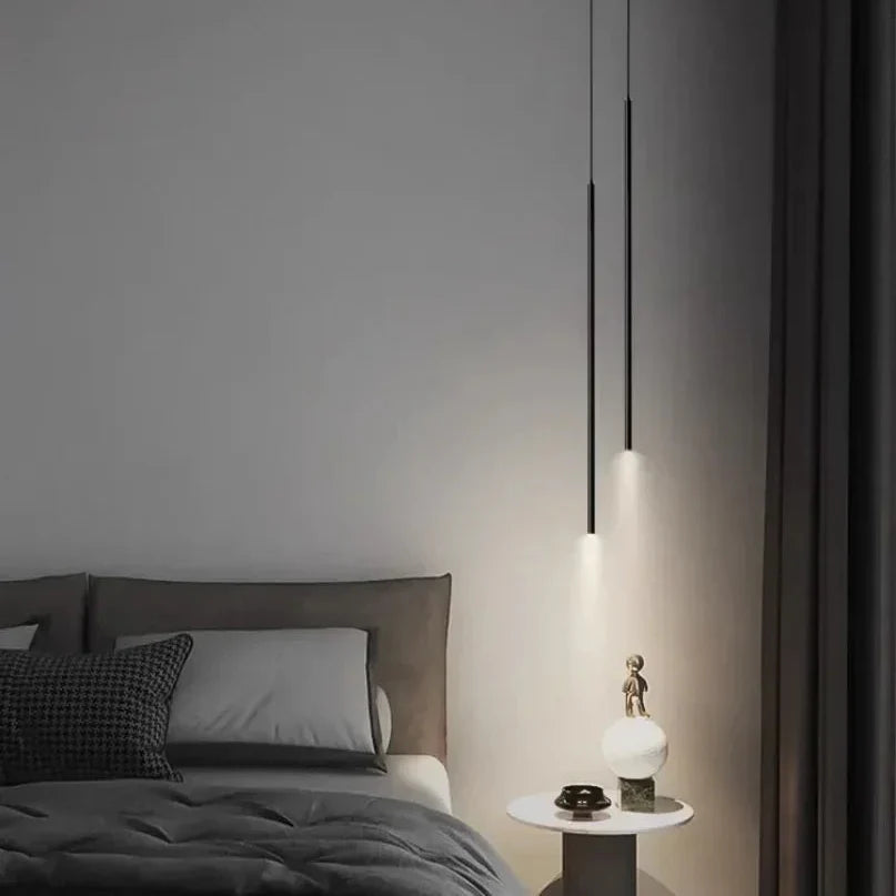 Luminaire suspension double minimaliste pour chambre Mon Luminaire™