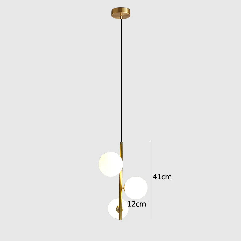 Luminaire suspension minimaliste et moderne Noir / 3 / Blanc froid Mon Luminaire™