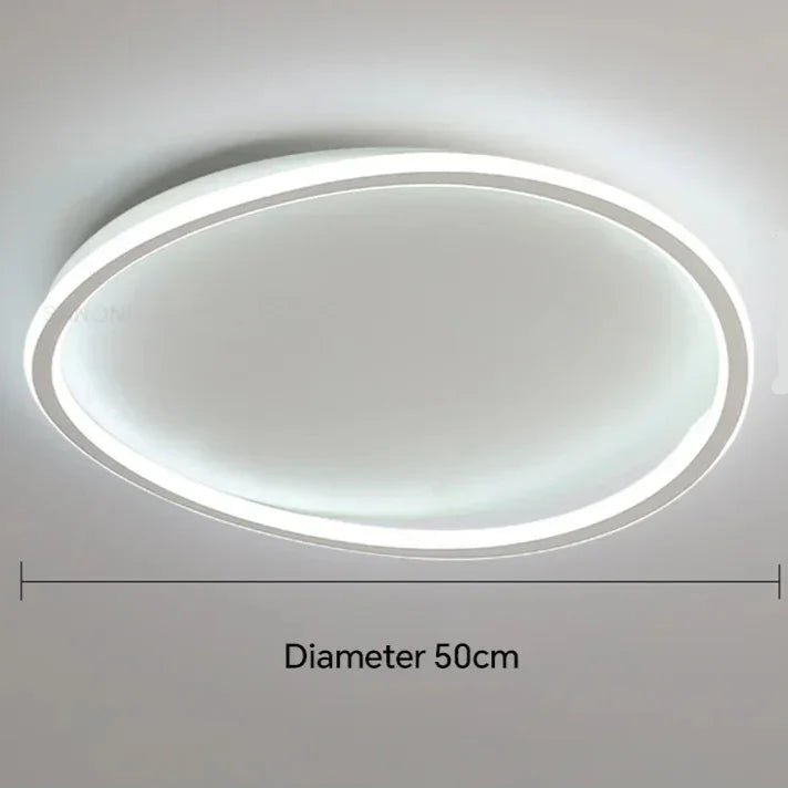 Plafonnier chambre moderne en cercle relief Maison de la Lumière