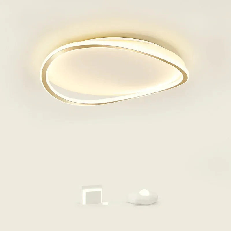 Plafonnier chambre moderne en cercle relief Maison de la Lumière