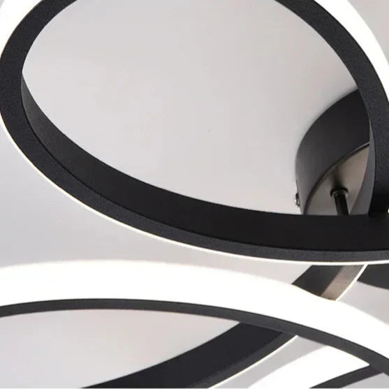Plafonnier moderne et design en boucle Maison de la Lumière