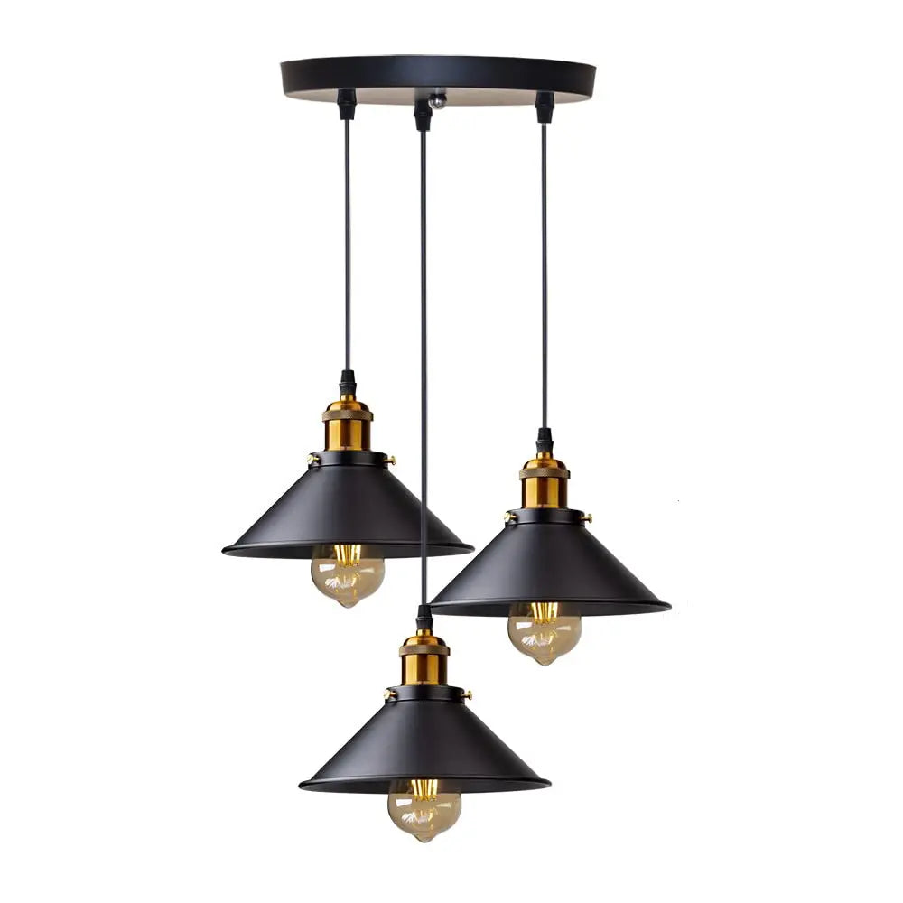 Plafonnier suspendu 3 luminaires vintage Mon Luminaire™