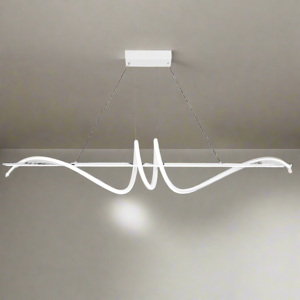 Suspension design LED moderne blanc enroulée Mon Luminaire™