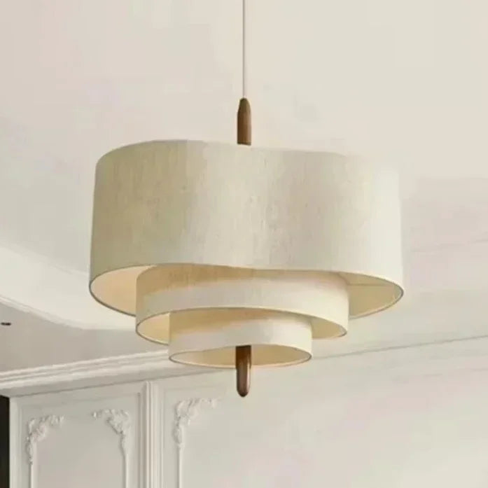 Suspension design luminaire en tissu Wabi-sabi Maison de la Lumière