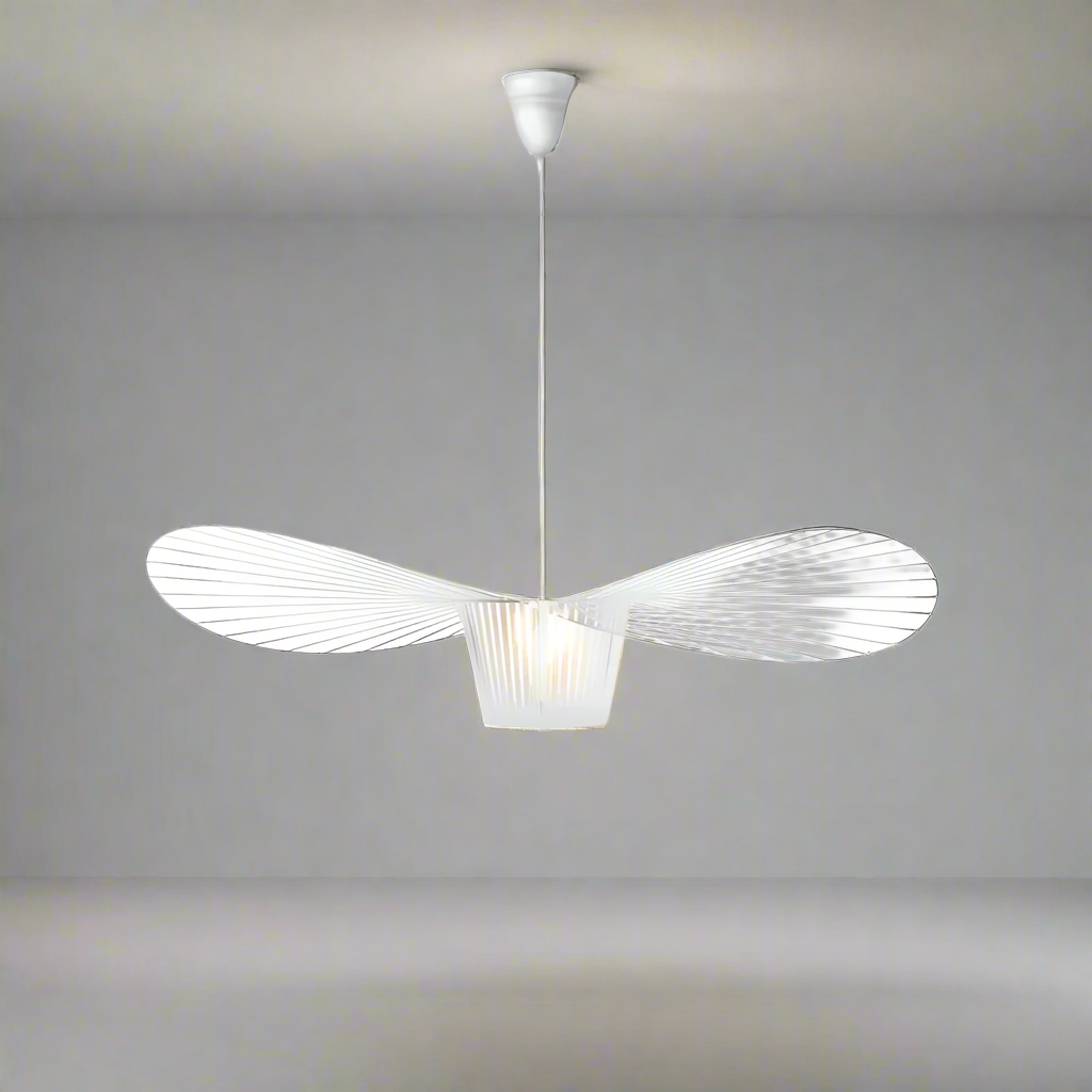 Suspension design moderne abstraite blanche Mon Luminaire™