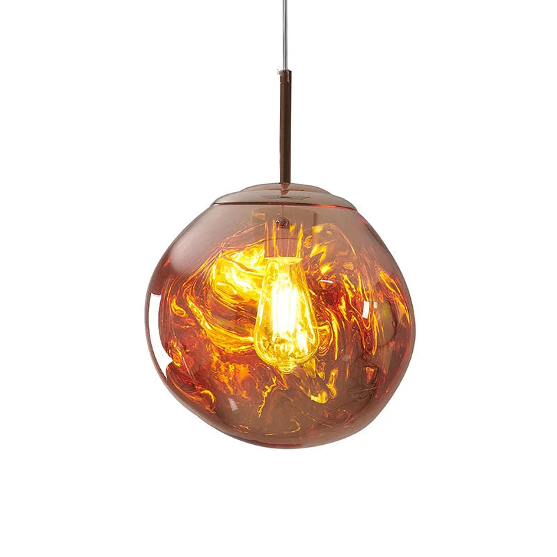 Suspension design moderne en verre soufflé Maison de la Lumière