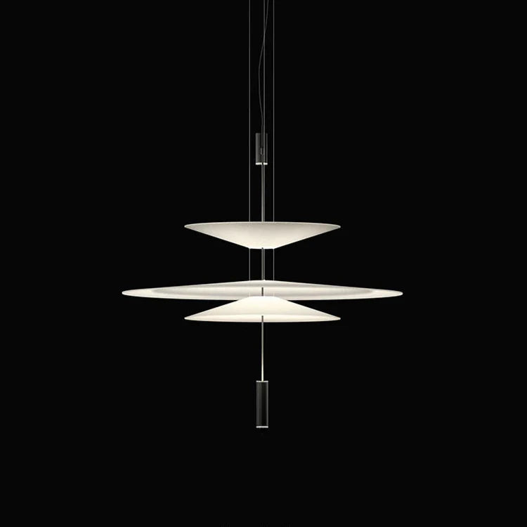 Suspension design moderne soucoupes noir et blanc Mon Luminaire™