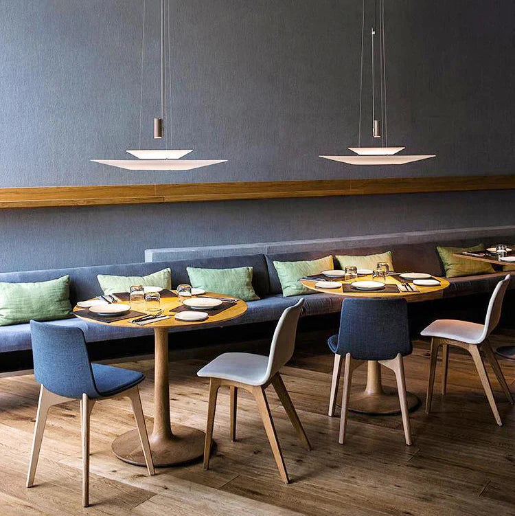 Suspension design moderne soucoupes noir et blanc Mon Luminaire™