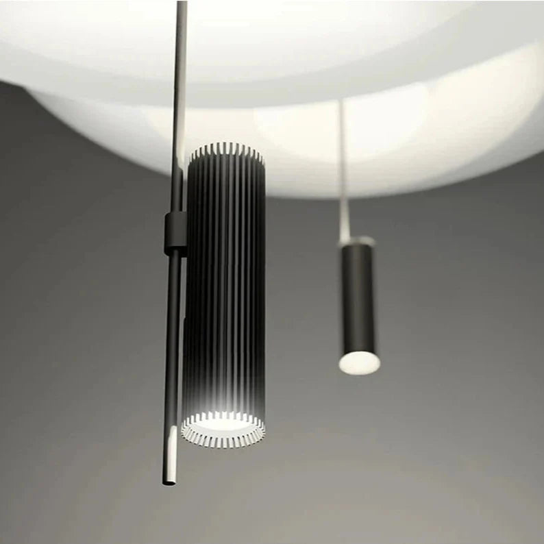 Suspension design moderne soucoupes noir et blanc Mon Luminaire™