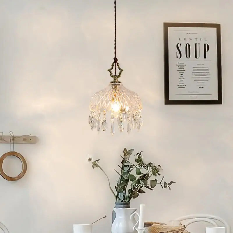 Suspension en verre luxueuse de salon Mon Luminaire™