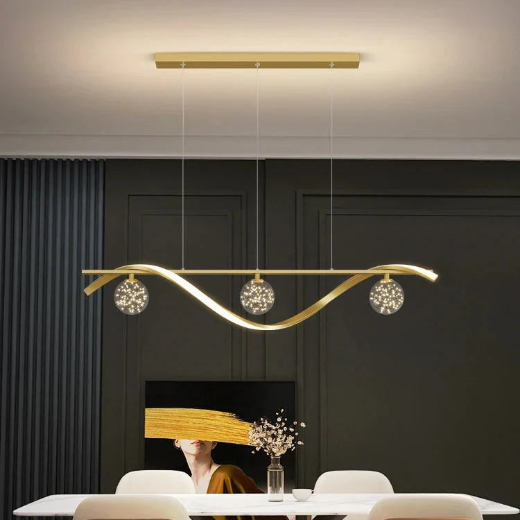 Suspension luminaire de salon moderne boule à lanterne Mon Luminaire™