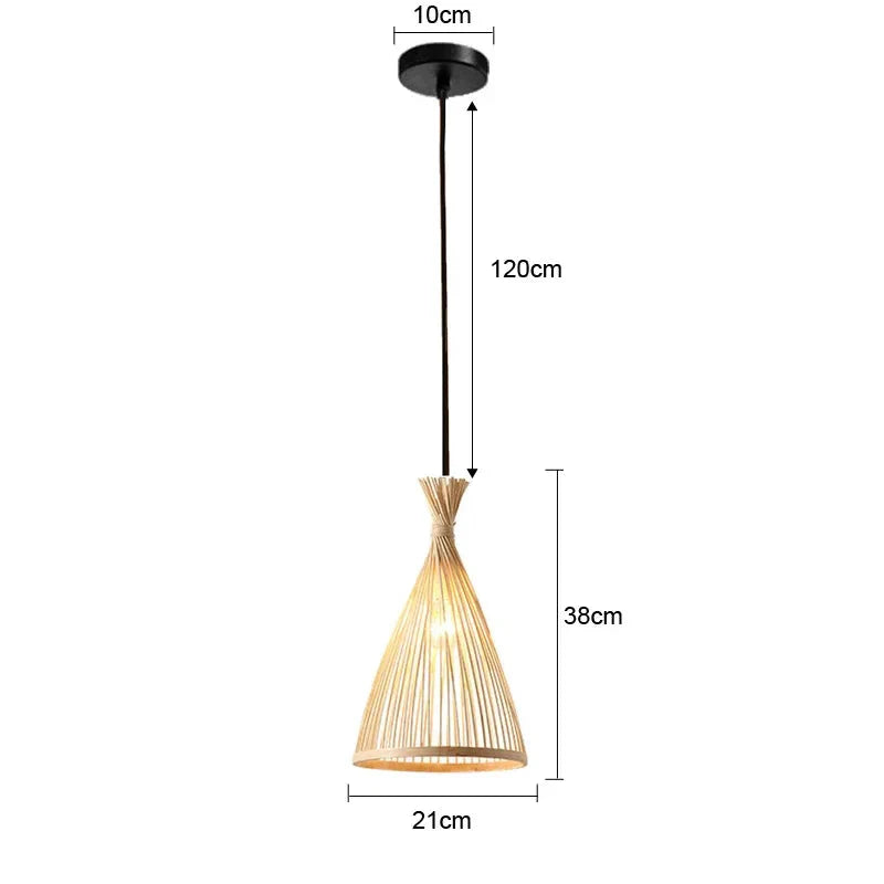 Suspension luminaire en osier artisanal style Bali F Mon Luminaire™
