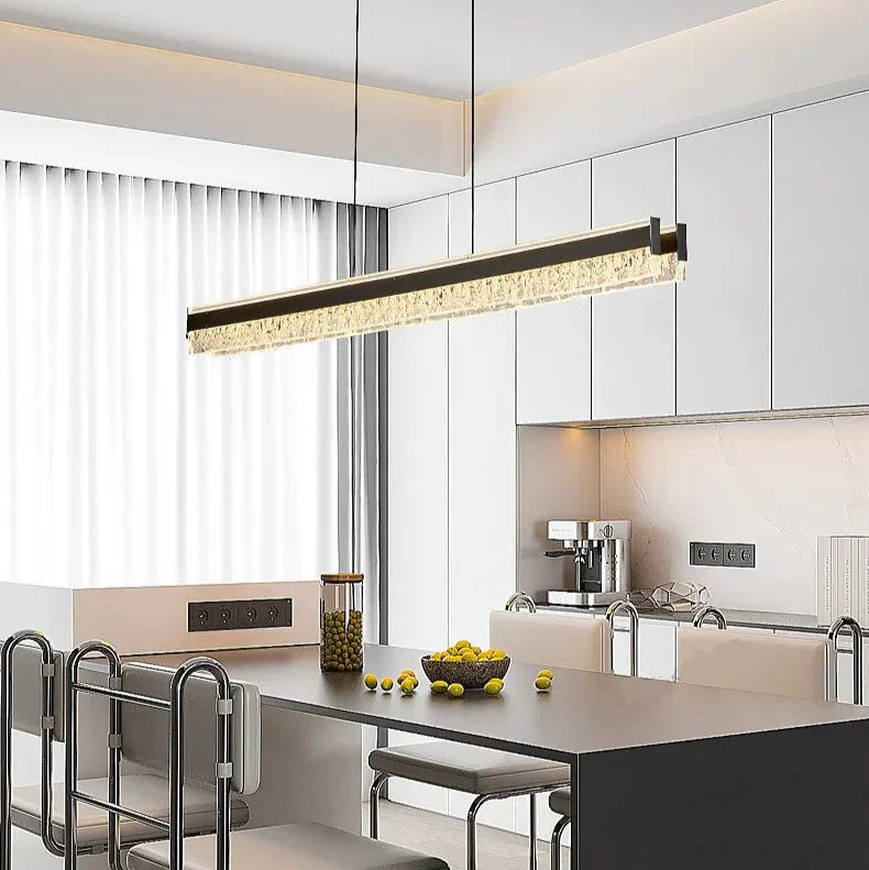 Suspension luminaire nordique LED texturé noir Mon Luminaire™