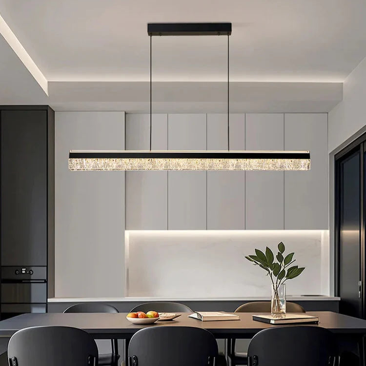 Suspension luminaire nordique LED texturé noir Mon Luminaire™