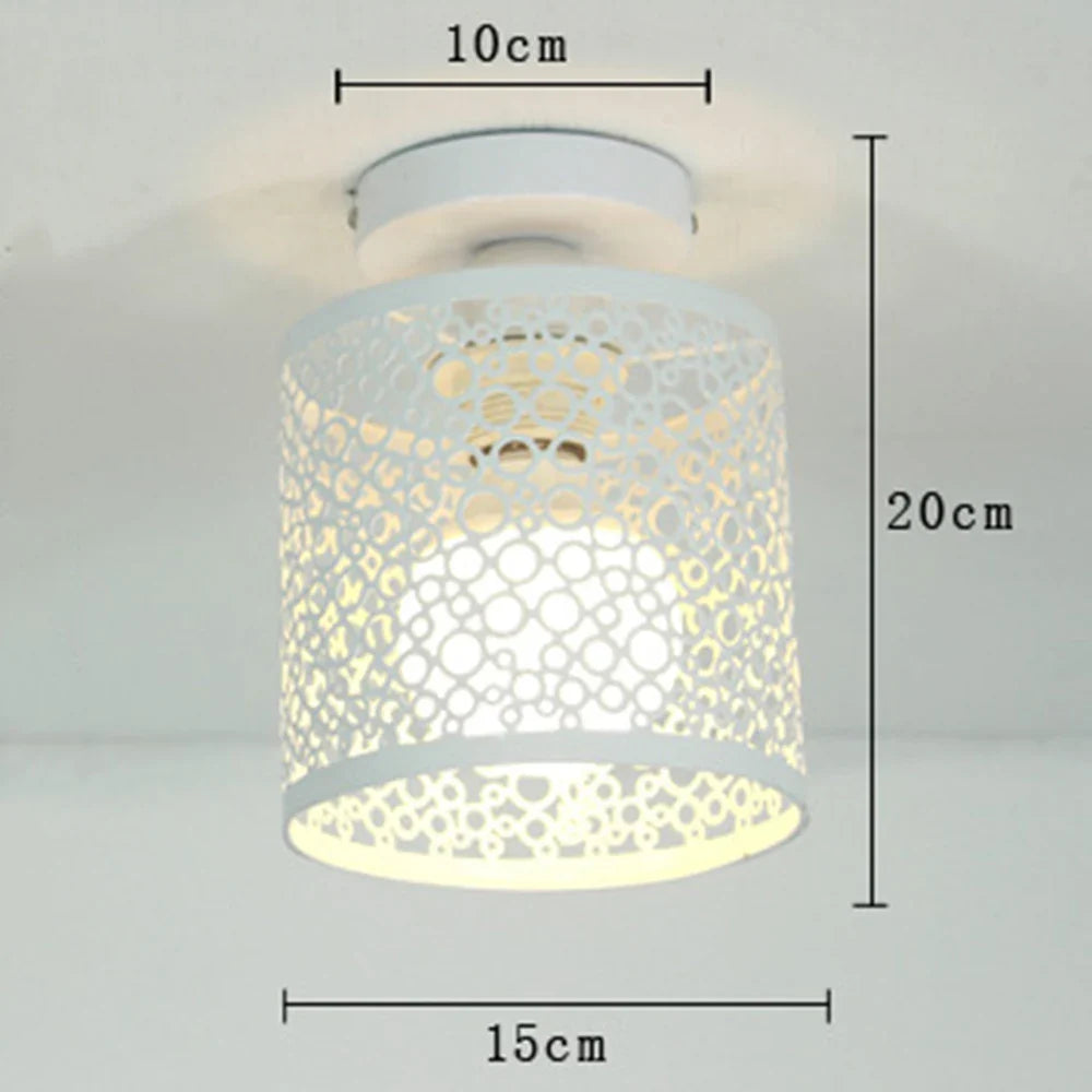 Suspension luminaire style nordique en fer Blanc Mon Luminaire™