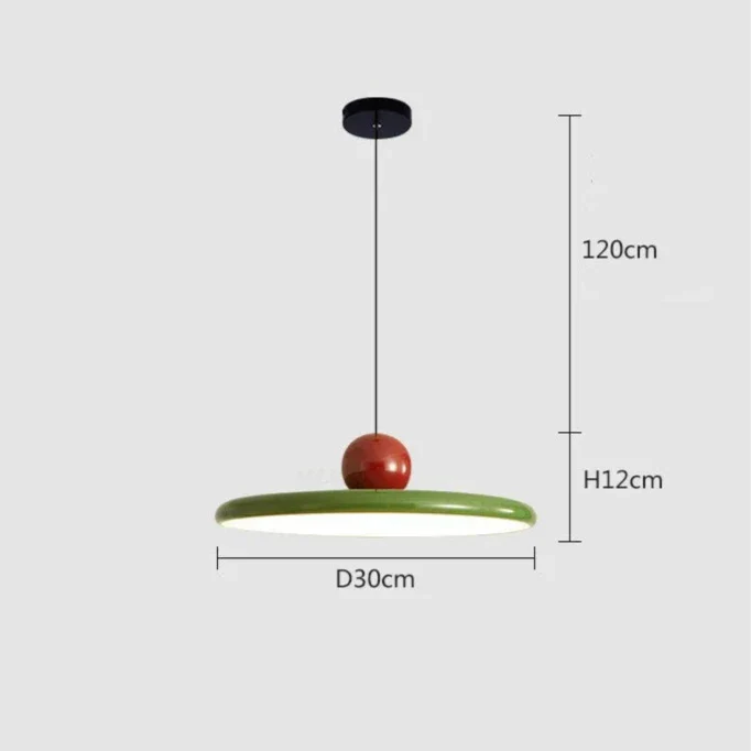 Suspension luminaire style rétro simpliste Vert Mon Luminaire™