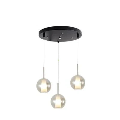 Suspension moderne en verre à bulles italien 15cm Maison de la Lumière