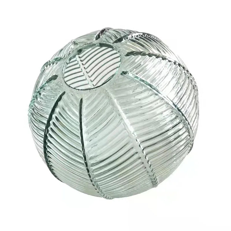 Suspension moderne en verre florale verte Mon Luminaire™