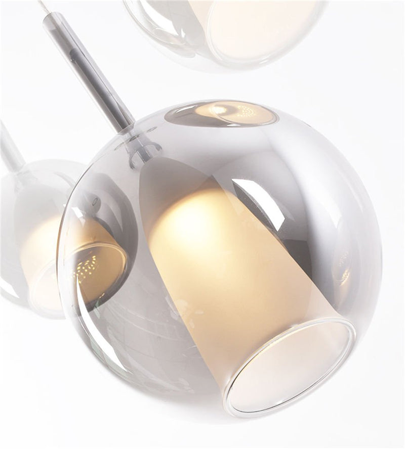 Suspension moderne italiennes de luxe en verre à bulles Mon Luminaire™