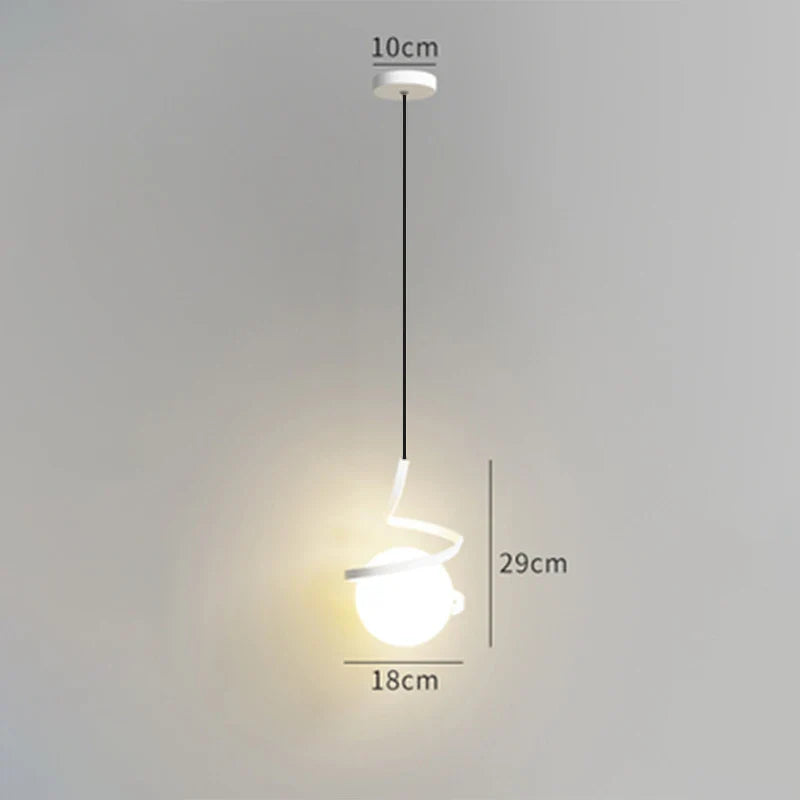 Suspension moderne style nordique Blanc Mon Luminaire™