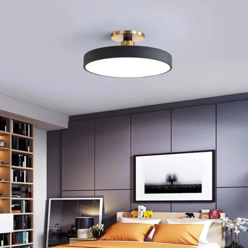Suspension plafonnier LED nordique moderne circulaire Mon Luminaire™