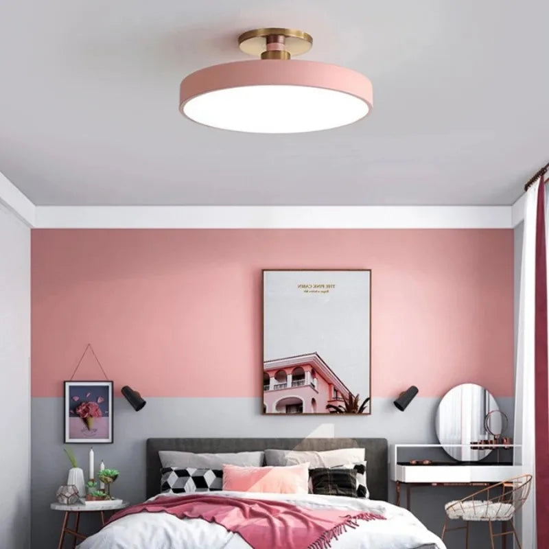 Suspension plafonnier LED nordique moderne circulaire Mon Luminaire™
