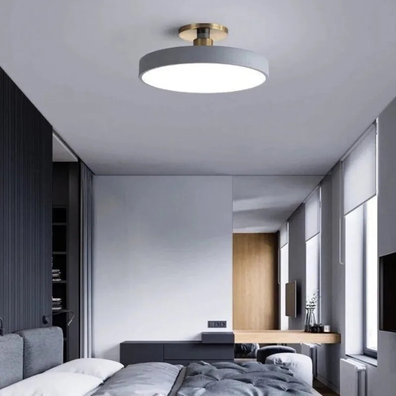 Suspension plafonnier LED nordique moderne circulaire Mon Luminaire™