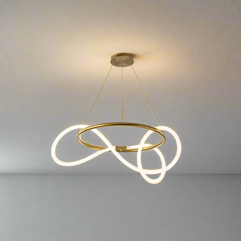 Suspension style nordique LED pour salle à manger cercle Mon Luminaire™