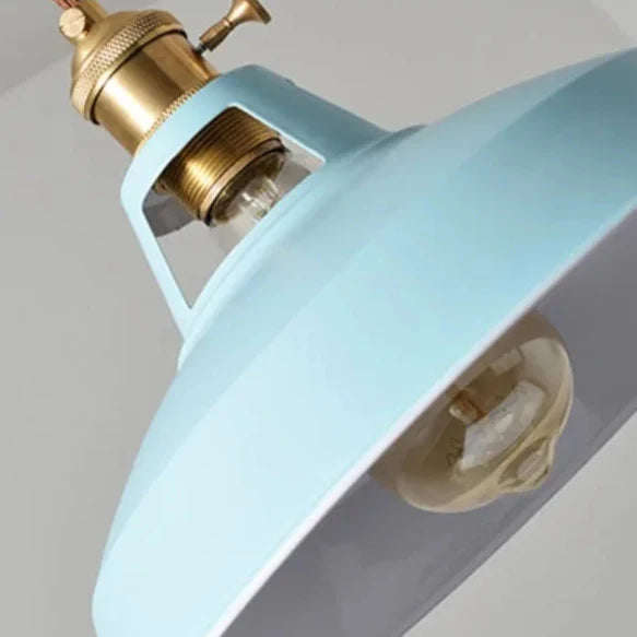 Suspension style rétro industrielle colorée Mon Luminaire™