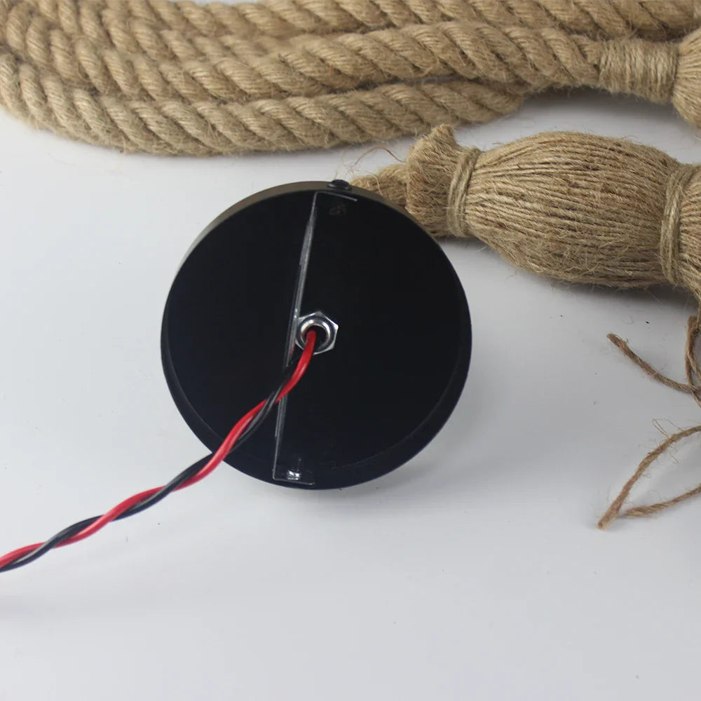 Suspension vintage en corde de chanvre Mon Luminaire™